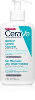 CeraVe Blemish Control почистващ гел против несъвършенствата на акнозна кожа