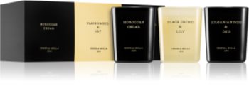 Cereria Mollá Boutique Moroccan Cedar, Black Orchid & Lily, Bulgarian Rose & Oud confezione regalo IV