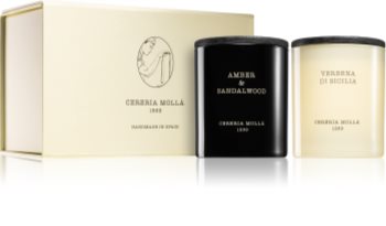 Cereria Mollá Boutique Amber & Sandalwood, Verbena di Sicilia coffret cadeau II.