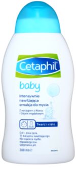 Cetaphil Baby emulsão de limpeza de hidratação intensa para bebés 0+