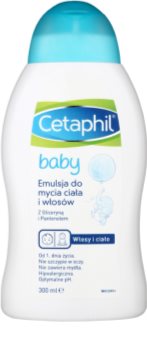 Cetaphil Baby emulsión limpiadora para cabello y cuerpo para bebé lactante