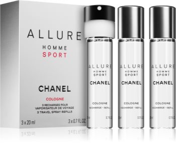 Chanel Allure Homme Sport Cologne kolínska voda (3 x náplň) pre mužov