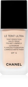 Chanel Le Teint Ultra maquillaje matificante de larga duración SPF 15