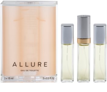 Chanel Allure eau de toilette (1x recargable + 2x recarga) para mujer