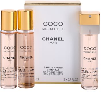 Chanel Coco Mademoiselle Eau de Toilette (3x genopfyldning) til kvinder