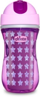 Chicco Sport Pink gourde isotherme avec paille
