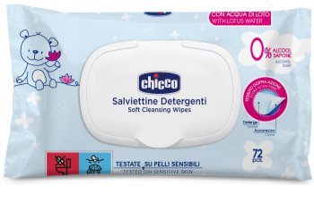 Chicco Cleansing Wipes Blue nedves törlőkendő gyerekeknek