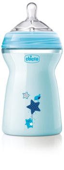 Chicco Natural Feeling Blue kūdikių buteliukas
