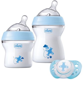 Chicco Natural Feeling Blue Geschenkset für Babys