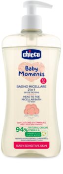 Chicco Baby Moments Sensitive micellás sampon testre és hajra