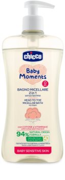 Chicco Baby Moments Sensitive șampon micelar pentru corp si par