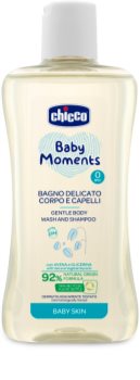 Chicco Baby Moments gyengéd gyermek sampon haj és test