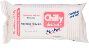 Chilly Intima Delicate papírtörlők az intim higiéniához