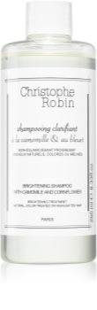 Christophe Robin Clarifying Shampoo with Camomile and Cornflower sampon pentru stralucire cu musetel