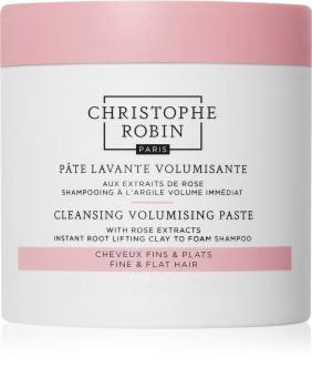 Christophe Robin Cleansing Volumizing Paste with Rose Extract șampon exfoliant pentru păr cu volum