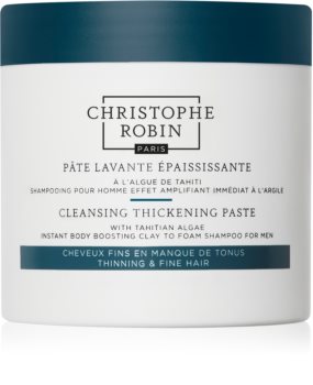 Christophe Robin Cleansing Thickening Paste with Tahitian Algae shampoo esfoliante per capelli delicati e diradati