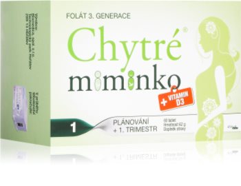 Chytré miminko Methylfolát 1 plánování těhotenství a 1. trimestr