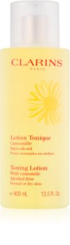 Clarins Toning Lotion with Camomile тонізуюча вода - догляд з екстрактом ромашки для нормальної та сухої шкіри