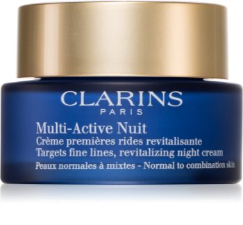 Clarins Multi-Active Night Revitaliserende natcreme til fine linjer til normal og kombineret hud
