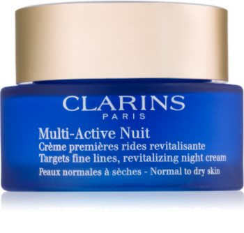 Clarins Multi-Active Night Revitaliserende natcreme til fine linjer Fra normal til tør hud