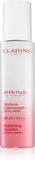 Clarins White Plus Pure Translucency Brightening Emulsion SPF 20 crema idratante illuminante SPF 20