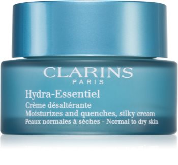 Clarins Hydra-Essentiel Silky Cream crema idratante delicata effetto seta per pelli normali e secche