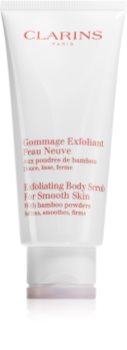Clarins Exfoliating Body Scrub for Smooth Skin peeling corporal hidratante para pele fina e lisa