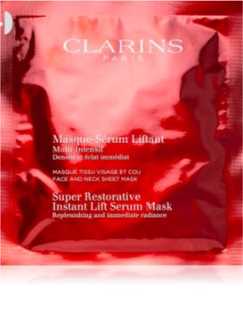 Clarins Super Restorative Instant Lift Serum Mask machera anti-age concentrata viso