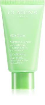 Clarins SOS Pure Rebalancing Clay Mask маска с глиной для смешанной и жирной кожи