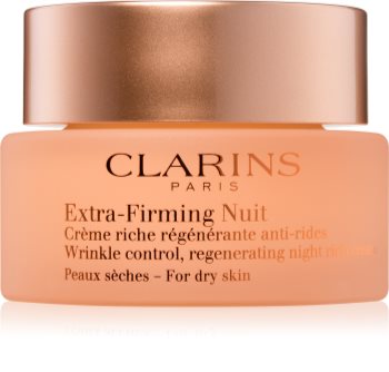 Clarins Extra-Firming Night нощен крем против бръчки за суха кожа