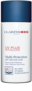 Clarins Men UV Plus zaštitna krema za lice s UVA i UVB filterom