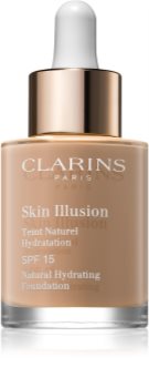 Clarins Skin Illusion Natural Hydrating Foundation роз'яснюючий тональний крем SPF 15