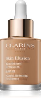 Clarins Skin Illusion Natural Hydrating Foundation maquillaje hidratante iluminadora SPF 15