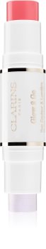Clarins Glow 2 Go kremowy róż do policzków i rozświetlacz podwójne