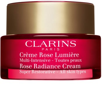 Clarins Rose Radiance Cream Super Restorative obnovující denní krém proti vráskám