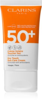 clarins dry touch suncare cream