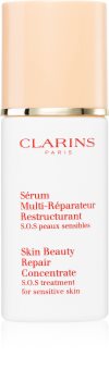 Clarins Skin Beauty Repair Concentrate S.O.S Treatment siero rigenerante e nutriente per pelli sensibili con tendenza all'arrossamento