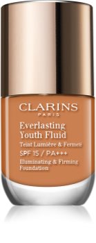 Clarins Everlasting Youth Fluid подсвечивающая тональная основа SPF 15