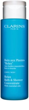 Clarins Relax Bath & Shower Concentrate relaxáló fürdő- és tusoló gél esszenciális olajokkal