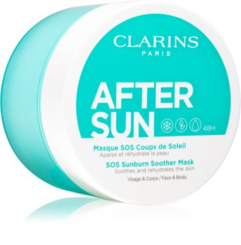 Clarins After Sun SOS Sunburn Soother Mask успокояваща маска след слънчеви бани