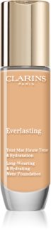 Clarins Everlasting Foundation maquillaje de larga duración con efecto mate