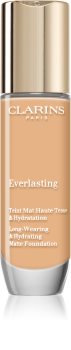Clarins Everlasting Foundation дълготраен фон дьо тен с матиращ ефект