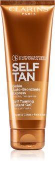 Clarins Self Tan Instant Gel samoopalovací gel na tělo a obličej