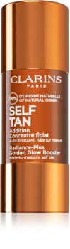 Clarins Self Tan Radiance-Plus Golden Glow Booster Brun-utan-sol lotion för ansikte