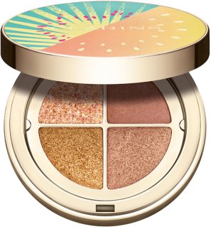 Clarins Summer Frozen Collection 2021 Eye Shadow Palette dlouhotrvající oční stíny se zrcátkem a aplikátorem