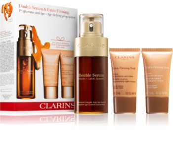 Clarins Double Serum & Extra Firming Age-defying Programme козметичен комплект (против стареене на кожата)