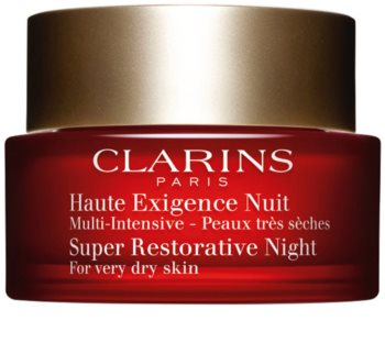 Clarins Super Restorative Night crema de noapte împotriva tuturor semnelor de imbatranire pentru piele foarte uscata