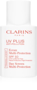 Clarins UV PLUS Anti-Pollution Day Screen Multi-Protection Beschermende Verzorging tegen Zonnestraling   SPF 50