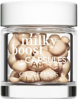 Clarins Milky Boost Capsules podkład rozjaśniający kapsułka