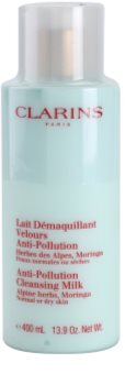 Clarins Cleansing Milk with Alpine Herbs, Moringa Renselotion med alpine urteekstrakter Fra normal til tør hud